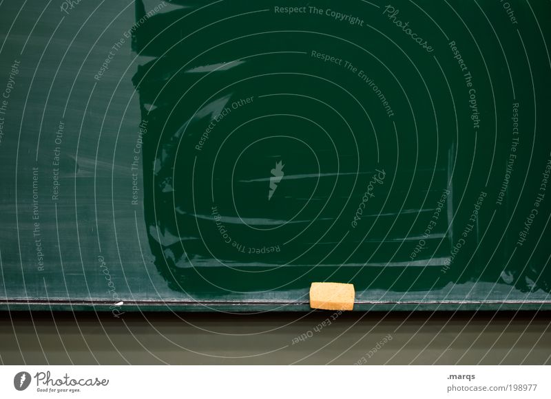 Reset Bildung Wissenschaften Schule lernen Tafel Berufsausbildung Studium Schwamm frisch Sauberkeit grün Angst Zukunftsangst Kommunizieren feucht Reinigen