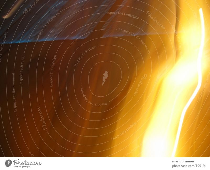 yellow_flash Licht gelb Blitze Streifen Langzeitbelichtung Flash Lampe