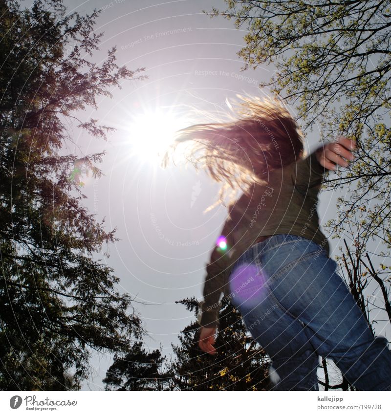 hip hop Lifestyle Freude Freizeit & Hobby Spielen Kindergarten Mädchen Kindheit Leben 1 Mensch 3-8 Jahre Umwelt Natur Luft Himmel Sonne Sonnenlicht Klima Wetter