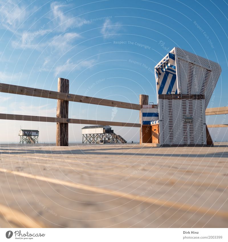 Sonnenplatz Erholung Kur Ferien & Urlaub & Reisen Tourismus Ferne Strand Meer Umwelt Natur Sand Schönes Wetter Küste Nordsee Fernweh Kultur Kurort Nordfriesland