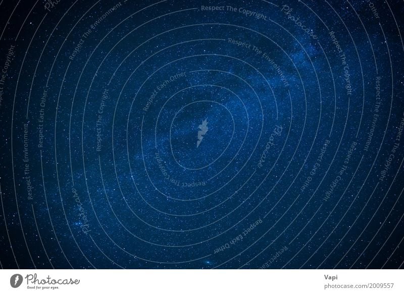 Milchstraße am dunklen Nachthimmel Tapete Natur Himmel Wolkenloser Himmel Stern dunkel blau schwarz türkis weiß Raum Hintergrund milchig Weg Galaxie