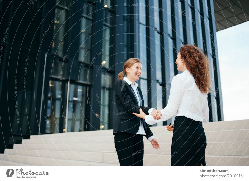 Business Mittelstand Unternehmen Karriere Erfolg Sitzung sprechen Team feminin 2 Mensch Beratung Partnerschaft Bildung Energie Erfahrung Freude Glück