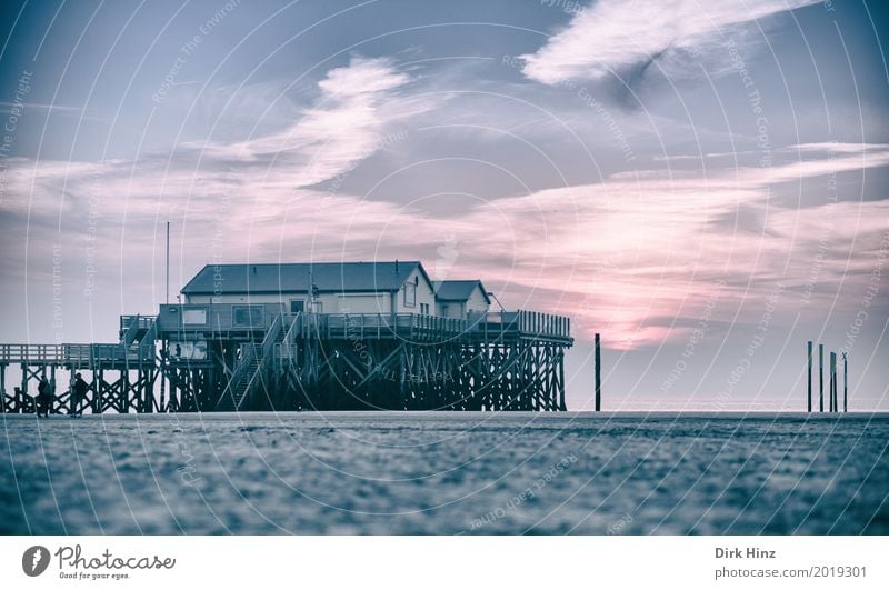 Nah am Wasser gebaut Erholung Kur Ferien & Urlaub & Reisen Sonne Strand Meer Umwelt Natur Sand Schönes Wetter Küste Nordsee maritim Kurort Nordfriesland