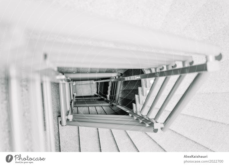 Geometrie der Treppe Arbeitsplatz Büro Industrie Baustelle Kapitalwirtschaft Geldinstitut Unternehmen Stadt Stadtzentrum Bankgebäude Gebäude Architektur Stein