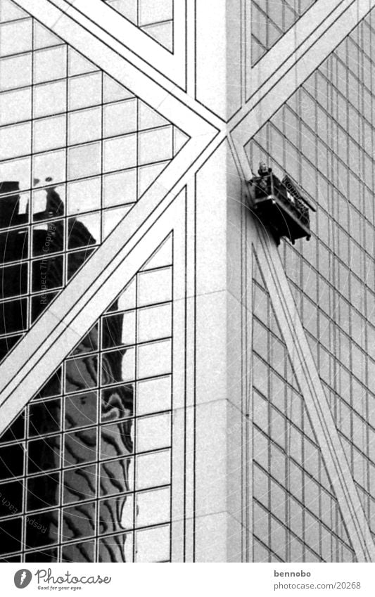 Bank of China Hongkong Bank of China Tower Gebäudereiniger Architektur central