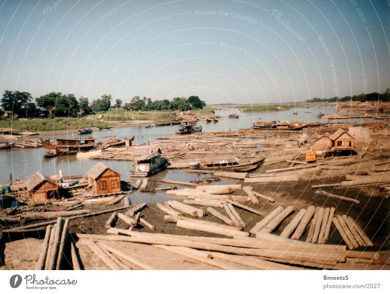 Myanmar/Burma Wasserfahrzeug Asien Fluss