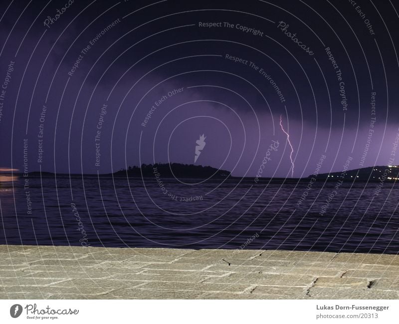 Gewitter Gewitter am Meer Wetter