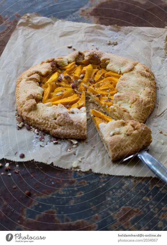 Mango-Galette Lebensmittel Frucht Teigwaren Backwaren Kuchen Süßwaren Ernährung Kaffeetrinken Büffet Brunch Picknick Feste & Feiern lecker natürlich schön süß