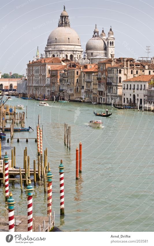 Canale Grande schön Leben Erholung Freizeit & Hobby Ausflug Ferne Wetter Bauwerk Gebäude Sehenswürdigkeit Bootsfahrt Fähre Wasserfahrzeug Bekanntheit Stimmung