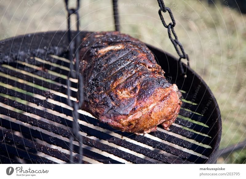 grillfleisch Lebensmittel Ernährung bayerisch Grill Grillen Grillrost Grillkohle Grillsaison Grillplatz Griller Ferien & Urlaub & Reisen Expedition Camping