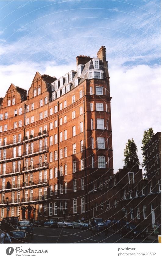 house rot Backstein London Haus Stadt England Architektur Bogen