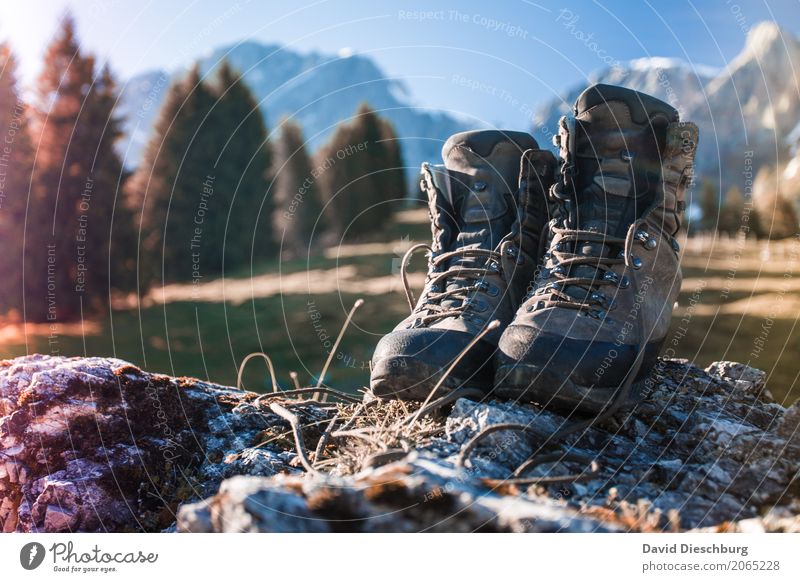 Ruf der Berge Ferien & Urlaub & Reisen Tourismus Ausflug Abenteuer Expedition Berge u. Gebirge wandern Klettern Bergsteigen Landschaft Wolkenloser Himmel