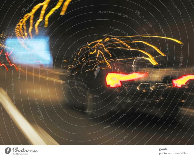 der tunnel Tunnel Licht Autobahn Geschwindigkeit Verkehr PKW Bewegung