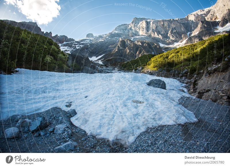 Gletscher in Österreich Ferien & Urlaub & Reisen Ausflug Abenteuer Ferne Expedition Sommerurlaub Winter Schnee Winterurlaub Berge u. Gebirge wandern Landschaft