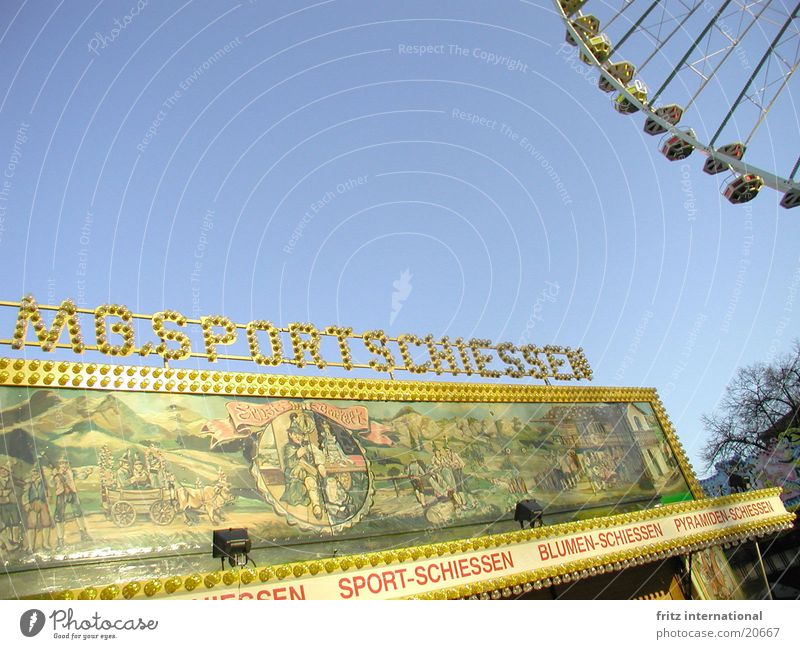 Sportschiessen schießen Jahrmarkt Riesenrad Sendgericht Freizeit & Hobby Himmel