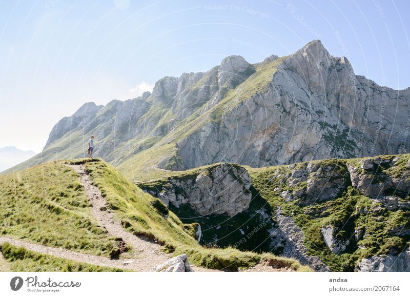 Slowenien II Ferien & Urlaub & Reisen Ausflug Abenteuer Ferne Freiheit Expedition Sommer Sommerurlaub Sonne Berge u. Gebirge wandern maskulin Junger Mann