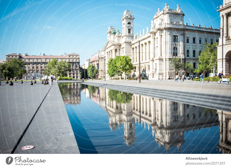 Ethnografisches Museum Budapest 1 Ferien & Urlaub & Reisen Tourismus Ausflug Sightseeing Städtereise Sommerurlaub Ungarn Hauptstadt Stadtzentrum Altstadt Palast