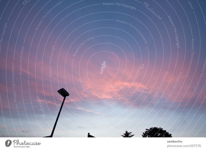 Himmel Menschenleer Gefühle Juni Farbfoto Außenaufnahme Abend Dämmerung Sonnenaufgang Sonnenuntergang Roter Himmel Textfreiraum Hintergrund neutral