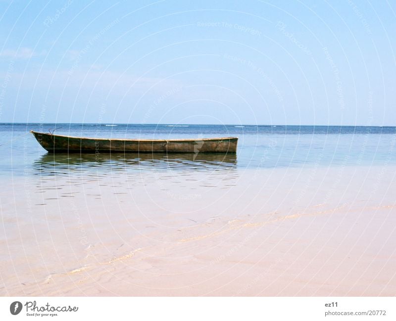 Seele baumeln lassen Dominikanische Republik Wasserfahrzeug Meer Strand Erholung