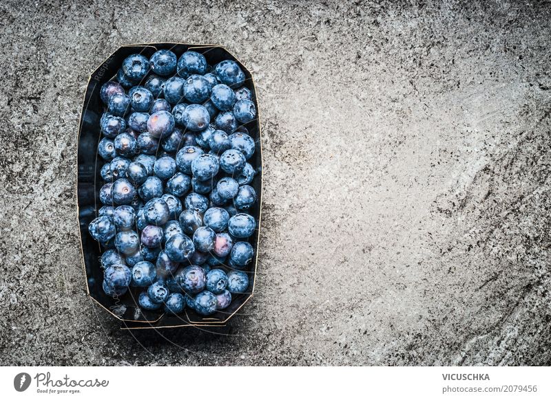 Heidelbeeren Lebensmittel Frucht Ernährung Bioprodukte Vegetarische Ernährung Diät Stil Design Gesundheit Gesunde Ernährung Sommer Natur Hintergrundbild