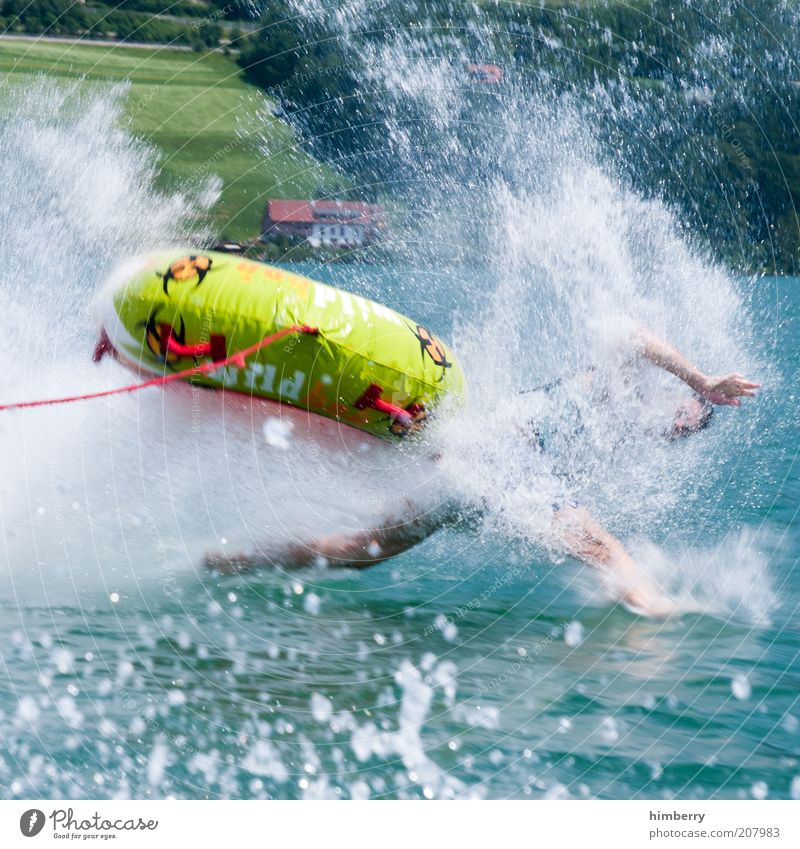 Seepferdchen Wassersport Sportveranstaltung Verlierer tauchen Mensch maskulin Junger Mann Jugendliche Leben Arme Hand Beine Umwelt Natur Sommer Wetter