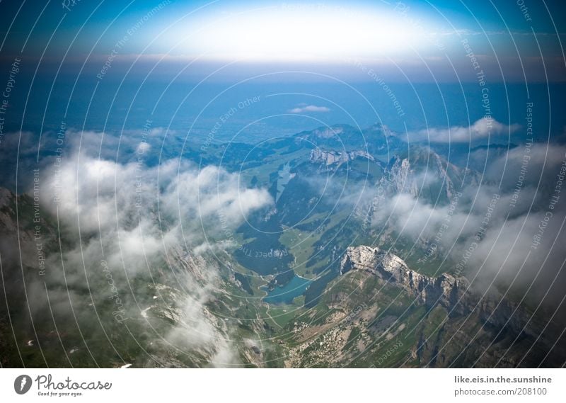 über den Wolken.. (III) harmonisch Wohlgefühl Zufriedenheit Erholung ruhig Ferien & Urlaub & Reisen Ausflug Ferne Freiheit Sommer Sommerurlaub Berge u. Gebirge