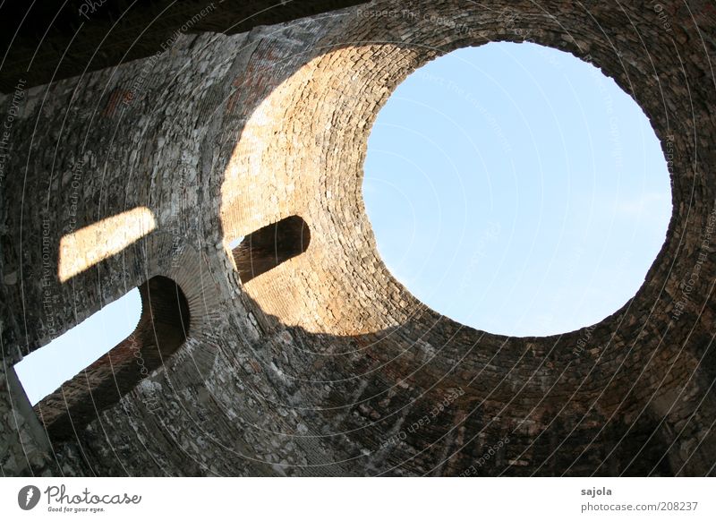 lichtwurf Himmel Wolkenloser Himmel Schönes Wetter Split Kroatien Dalmatien Balkan Europa Altstadt Bauwerk Gebäude Architektur Mauer Wand Sehenswürdigkeit