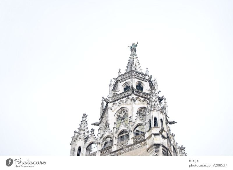 München Rathaus Ferien & Urlaub & Reisen Tourismus Ausflug Sightseeing Städtereise Himmel Wolken Deutschland Architektur Turm Sehenswürdigkeit Wahrzeichen