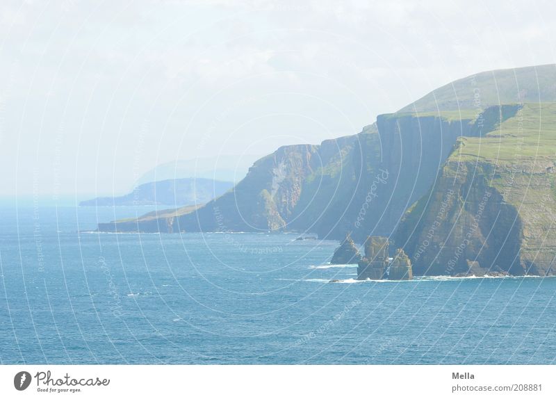 Am Cape Wrath - Neuauflage Ferien & Urlaub & Reisen Ausflug Ferne Freiheit Meer Umwelt Natur Landschaft Felsen Küste Klippe frei natürlich blau Stimmung