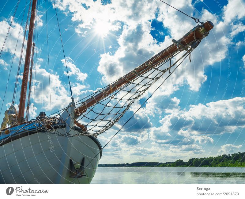 Ahoi.... Erholung Ferien & Urlaub & Reisen Tourismus Ausflug Abenteuer Ferne Kreuzfahrt Sommer Sommerurlaub Sonne Strand Meer Wellen fahren Segeln Segelboot