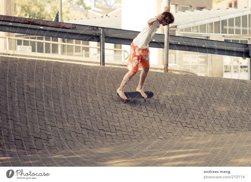 This is where I live | No. 002 Stil Sport Skateboarding Junger Mann Jugendliche Badehose fahren Fitness sportlich frei trendy Stadt Freude Coolness Leidenschaft