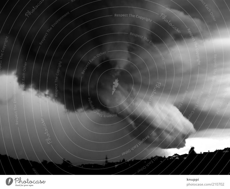 2012 Umwelt Natur Landschaft Luft Wasser Himmel Wolken Gewitterwolken Horizont Sommer Klima Klimawandel schlechtes Wetter Unwetter Sturm Regen Luzern Schweiz