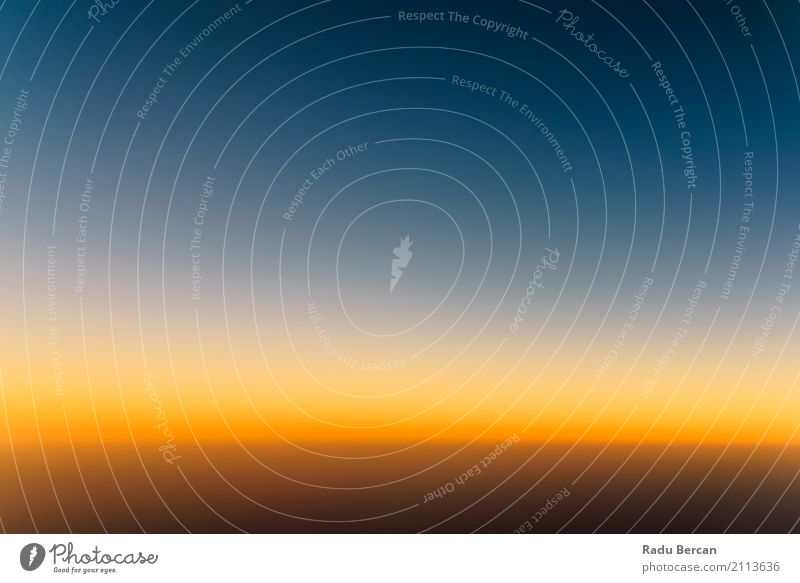 Luftbild von Ocean Sunset Ferien & Urlaub & Reisen Sommer Sonne Meer Umwelt Natur Landschaft Wasser Himmel Wolkenloser Himmel Horizont Sonnenaufgang