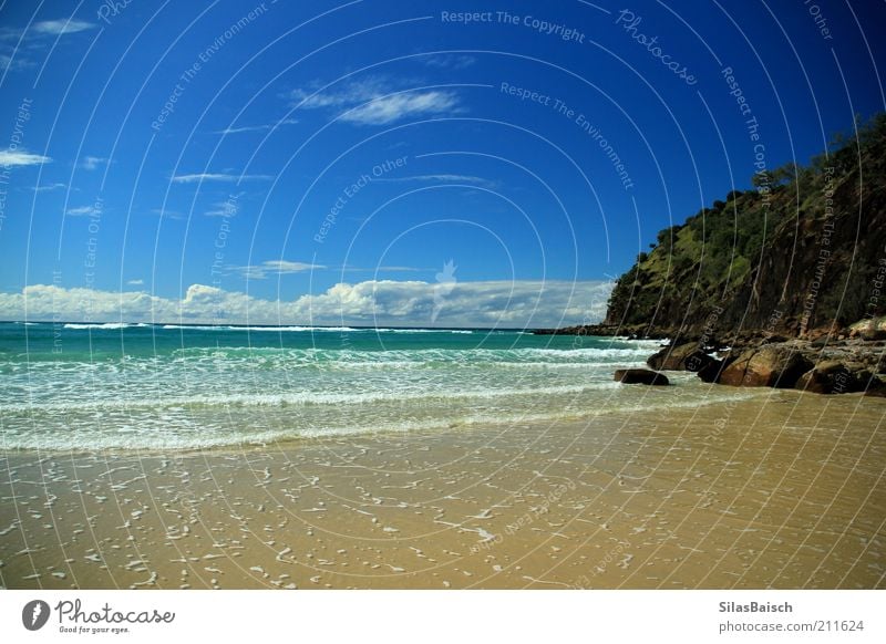 Schönster Strand der Welt Ferien & Urlaub & Reisen Ausflug Ferne Freiheit Sommerurlaub Meer Insel Wellen Wolkenloser Himmel Küste fantastisch einzigartig