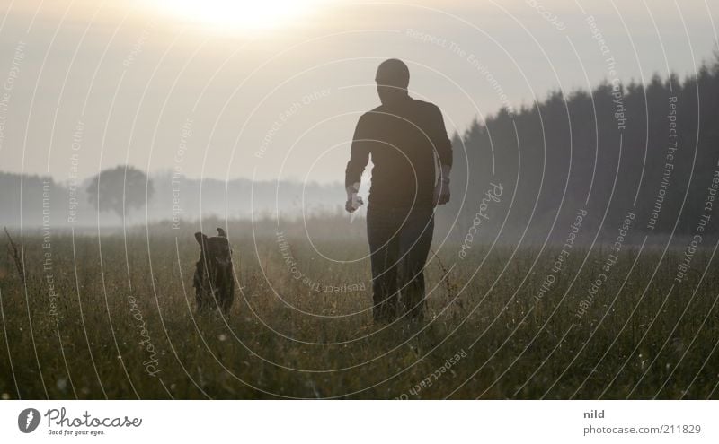 Team Freude Gesundheit harmonisch Spielen Sport Fitness Sport-Training Mensch maskulin Mann Erwachsene Freundschaft 1 Umwelt Natur Landschaft Sonnenaufgang