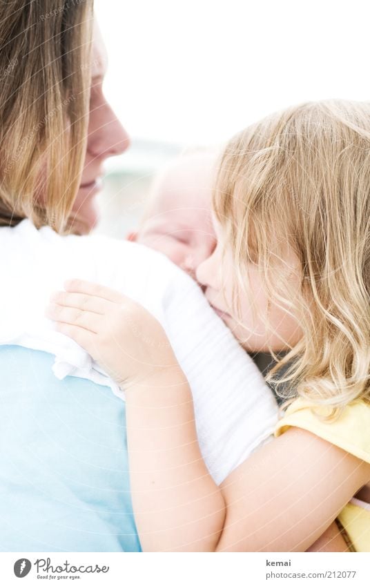 Lieb haben Mensch maskulin feminin Kind Baby Kleinkind Mädchen Junge Frau Erwachsene Mutter Familie & Verwandtschaft Kindheit Leben Haut Kopf Haare & Frisuren