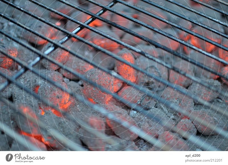 Ich glüh für dich Freizeit & Hobby Sommer leuchten authentisch rot schwarz silber weiß Optimismus ästhetisch Grill Grillkohle Grillen Grillrost Kohle Feuer heiß