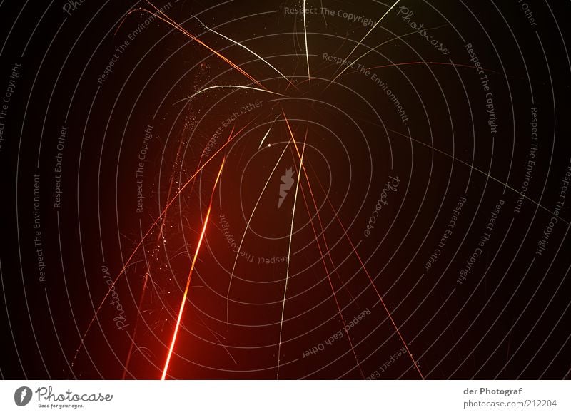 Fireworks #1 Feuerwerk Silvester u. Neujahr Feste & Feiern schön Farbfoto Außenaufnahme Menschenleer Hintergrund neutral Nacht