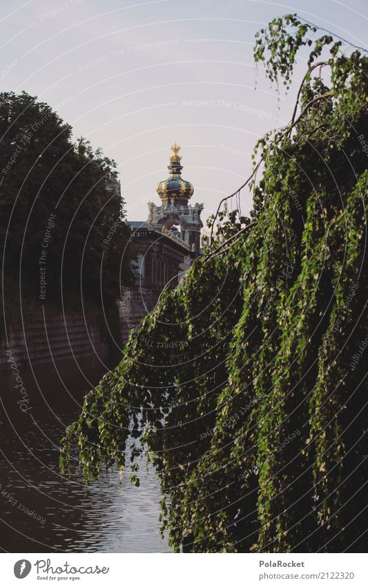 #A# Dresdner Krone Kunst Kunstwerk ästhetisch Zwinger Dresden Schlossgraben Park Sehenswürdigkeit Städtereise Barock Barockgarten Turm Altstadt Wahrzeichen