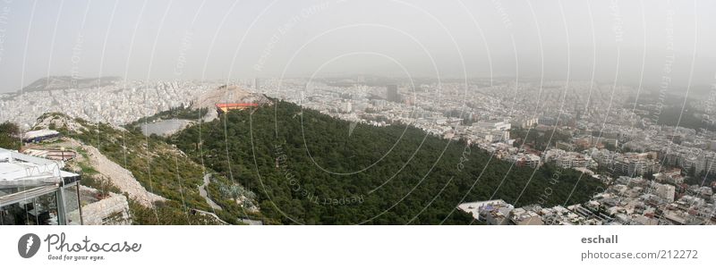 Urban Life - Athen im Dauersmog Ferien & Urlaub & Reisen Umwelt Klimawandel Hauptstadt Haus dreckig groß Stadt grau grün Endzeitstimmung bedrohlich Horizont