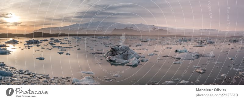 Diamond Beach, Jökulsárlón Glacier Lagoon, Iceland Natur Landschaft Sonnenaufgang Sonnenuntergang Klima Eis Frost Wellen Küste Strand Lavastrand Fotografieren