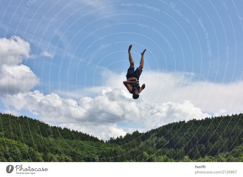 fly guy 3 Mensch maskulin Körper 1 Schwimmen & Baden fliegen Helm Geschwindigkeit Schwerkraft Farbfoto Außenaufnahme