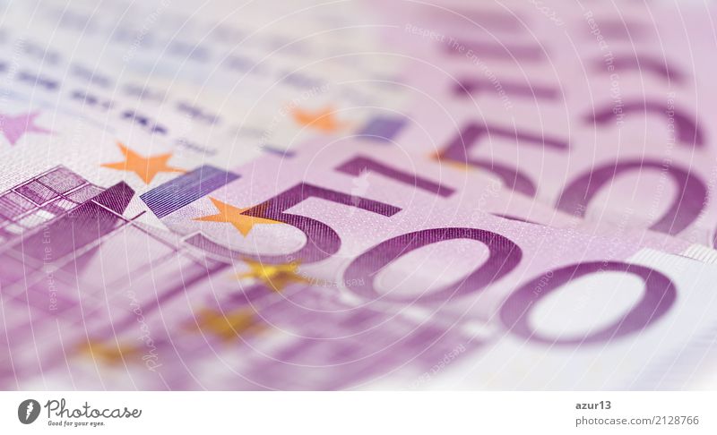 500 Euro Bargeld Geld Stapel der Bank für Finanzen Geldscheine Reichtum Freude Glück sparen Arbeitsplatz Handel Dienstleistungsgewerbe Kapitalwirtschaft Börse