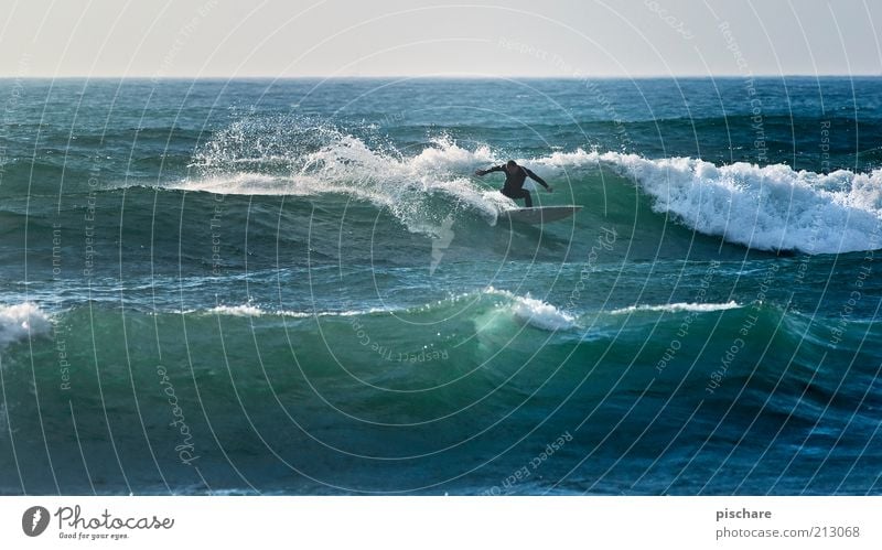 Praia Norte II Lifestyle Freizeit & Hobby Wassersport Mann Erwachsene Sommer Wellen Meer Sport ästhetisch sportlich außergewöhnlich Coolness exotisch Gesundheit