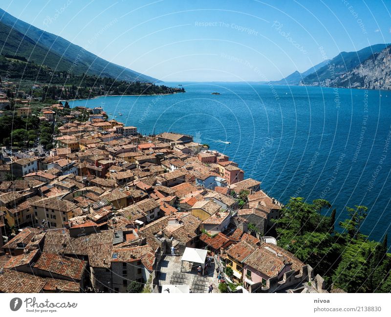 Malcesine gardasee Ferien & Urlaub & Reisen Tourismus Ausflug Ferne Sommer Sommerurlaub Sonne Sonnenbad Strand Fahrradfahren Schwimmen & Baden wandern