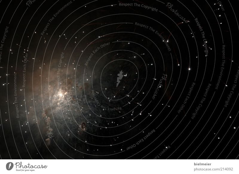 UNIVERSE Ferne Silvester u. Neujahr Veranstaltung Show Umwelt Urelemente Himmel Sommer Nebel beobachten Blick außergewöhnlich fantastisch braun gelb schwarz