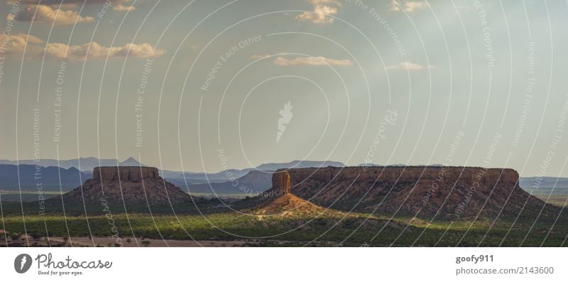 Im Rampenlicht Ferien & Urlaub & Reisen Abenteuer Ferne Freiheit Sommer Berge u. Gebirge Umwelt Natur Landschaft Himmel Wolken Horizont Sonnenaufgang