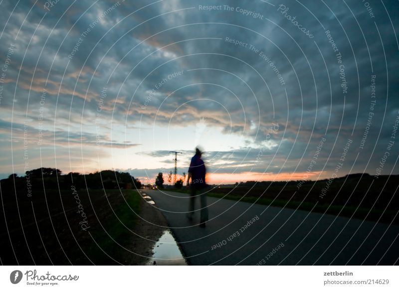 Mönchgut Ferien & Urlaub & Reisen Ausflug Abenteuer Freiheit 1 Mensch Umwelt Natur Landschaft Gewitterwolken Wetter laufen Ausdauer Mecklenburg-Vorpommern