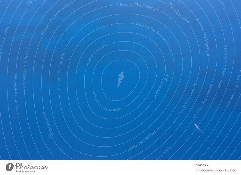 Kreuzfahrt Urelemente Wasser Meer Pazifik Schifffahrt hoch blau Freiheit Ferien & Urlaub & Reisen Ferne Flugzeugausblick Farbfoto Textfreiraum links