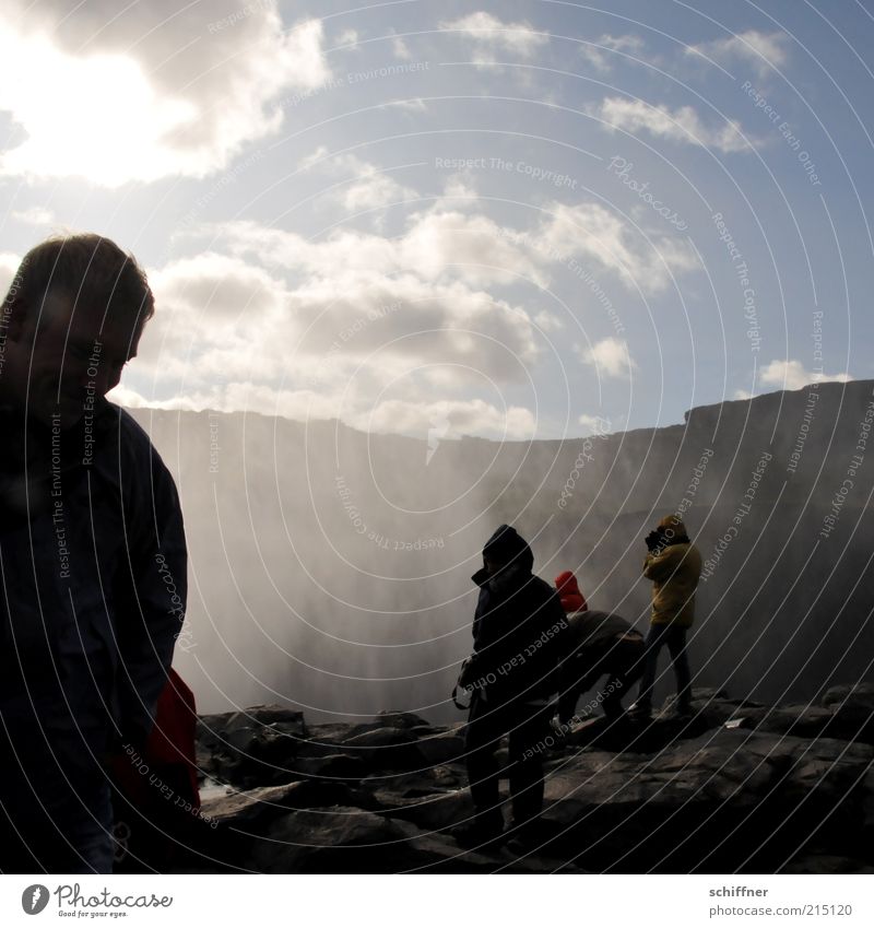 Dett isn Mist! Luft Wasser Wassertropfen Wolken Schönes Wetter Felsen Berge u. Gebirge Schlucht Wasserfall bedrohlich schön Gefühle Stimmung Euphorie Kraft